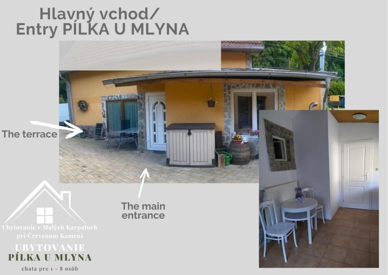 Ubytovanie Pod Cervenym Kamenom Male Karpaty Pila  Exteriér fotografie