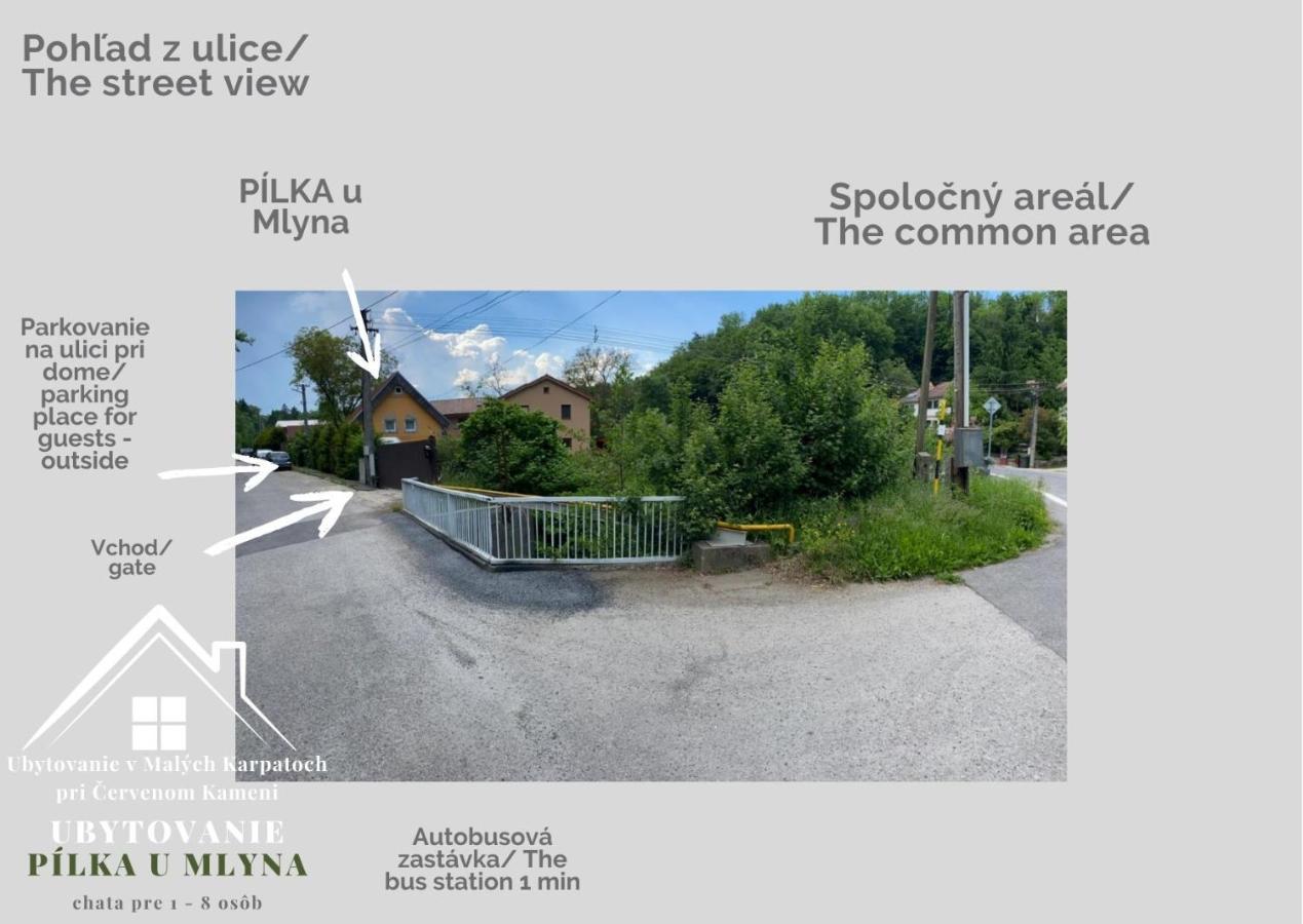 Ubytovanie Pod Cervenym Kamenom Male Karpaty Pila  Exteriér fotografie